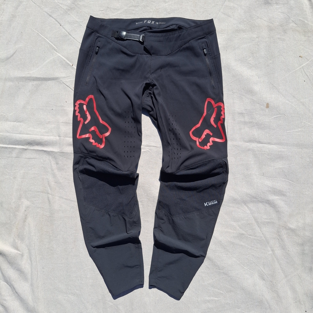 FOX Racing Defend Dupont Kevlar Motorcycle Pants 36x30 - Men's Black